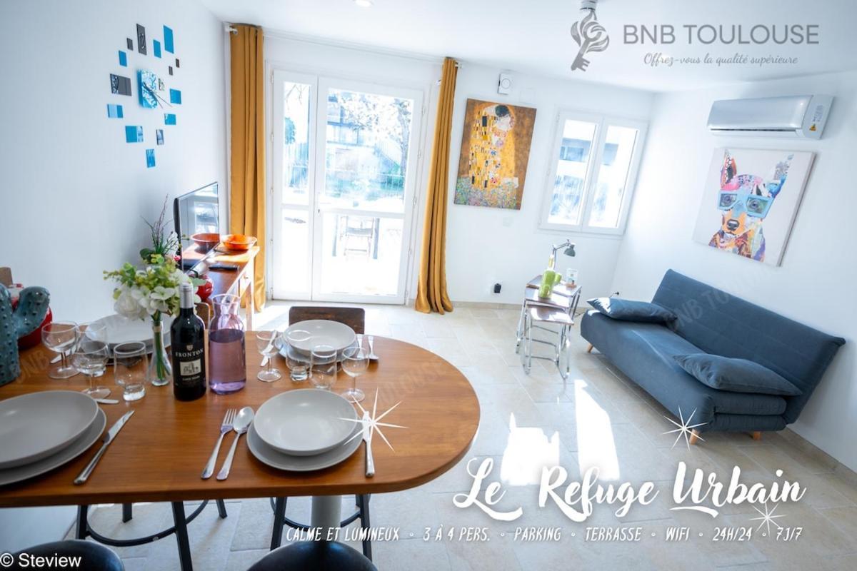 - Refuge Urbain - Clim - Terrasse - Parking - Wifi - Proche Transports Appartement *
